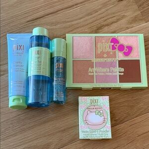 Pixi Skincare and Makeup Set with Pink Accents
